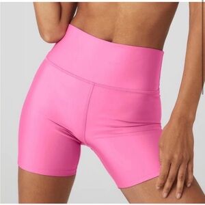 Alo Airlift Energy Pink Paradise Biker Shorts size S